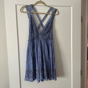 Plunge Periwinkle Ranna Gill Dress